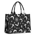 thumbnail image 1 of Large Capacity Tote Bag,Black Halloween Bat Spider Pattern Handbag Fashion Luxury Tote Bag,15.7"x13"x 5.1" Inches,Laptop Compatible, 1 of 6