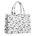 thumbnail image 1 of Large Capacity Tote Bag,Black Halloween Bats Handbag Fashion Luxury Tote Bag,15.7"x13"x 5.1" Inches,Laptop Compatible, 1 of 6