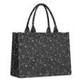 thumbnail image 1 of Large Capacity Tote Bag,Black White Gothic Crystal Ball Bird Bat Pattern Handbag Fashion Luxury Tote Bag,15.7"x13"x 5.1" Inches,Laptop Compatible, 1 of 6