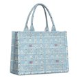thumbnail image 1 of Large Capacity Tote Bag,Blue Christmas Tree Pattern Handbag Fashion Luxury Tote Bag,15.7"x13"x 5.1" Inches,Laptop Compatible, 1 of 6