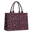 thumbnail image 1 of Large Capacity Tote Bag,Breast Cancer Handbag Fashion Luxury Tote Bag,15.7"x13"x 5.1" Inches,Laptop Compatible, 1 of 6