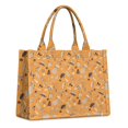 thumbnail image 1 of Large Capacity Tote Bag,Brown Mushroom Leaf Orange Pattern Handbag Fashion Luxury Tote Bag,15.7"x13"x 5.1" Inches,Laptop Compatible, 1 of 6