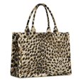 thumbnail image 1 of Large Capacity Tote Bag,Brown and Black Leopard Print Handbag Fashion Luxury Tote Bag,15.7"x13"x 5.1" Inches,Laptop Compatible, 1 of 6