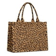 thumbnail image 1 of Large Capacity Tote Bag,Brown and Black Leopard Print Handbag Fashion Luxury Tote Bag,15.7"x13"x 5.1" Inches,Laptop Compatible, 1 of 6