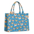 thumbnail image 1 of Large Capacity Tote Bag,Cartoon Corgi Handbag Fashion Luxury Tote Bag,15.7"x13"x 5.1" Inches,Laptop Compatible, 1 of 6