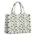 thumbnail image 1 of Large Capacity Tote Bag,Cartoon Tractors Santa Hats White Pattern Handbag Fashion Luxury Tote Bag,15.7"x13"x 5.1" Inches,Laptop Compatible, 1 of 6