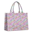 thumbnail image 1 of Large Capacity Tote Bag,Colorful Cartoon Unicorn Pattern Handbag Fashion Luxury Tote Bag,15.7"x13"x 5.1" Inches,Laptop Compatible, 1 of 6