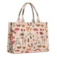thumbnail image 1 of Large Capacity Tote Bag,Colorful Mushroom Insect Light Pattern Handbag Fashion Luxury Tote Bag,15.7"x13"x 5.1" Inches,Laptop Compatible, 1 of 6
