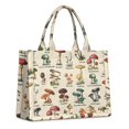 thumbnail image 1 of Large Capacity Tote Bag,Colorful Mushroom Label Light Pattern Handbag Fashion Luxury Tote Bag,15.7"x13"x 5.1" Inches,Laptop Compatible, 1 of 6