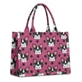 thumbnail image 1 of Large Capacity Tote Bag,Cute Bulldogs Handbag Fashion Luxury Tote Bag,15.7"x13"x 5.1" Inches,Laptop Compatible, 1 of 6