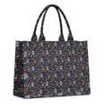 thumbnail image 1 of Large Capacity Tote Bag,Dark Blue Christmas Nutcracker Pattern Handbag Fashion Luxury Tote Bag,15.7"x13"x 5.1" Inches,Laptop Compatible, 1 of 6