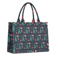 thumbnail image 1 of Large Capacity Tote Bag,Dark Blue Christmas Pattern Handbag Fashion Luxury Tote Bag,15.7"x13"x 5.1" Inches,Laptop Compatible, 1 of 6