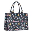 thumbnail image 1 of Large Capacity Tote Bag,Dark Blue Princess Castle Pattern Handbag Fashion Luxury Tote Bag,15.7"x13"x 5.1" Inches,Laptop Compatible, 1 of 6