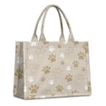 thumbnail image 1 of Large Capacity Tote Bag,Dog Paw Footprint Handbag Fashion Luxury Tote Bag,15.7"x13"x 5.1" Inches,Laptop Compatible, 1 of 6