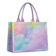 thumbnail image 1 of Large Capacity Tote Bag,Dreamy Pastel Sky Handbag Fashion Luxury Tote Bag,15.7"x13"x 5.1" Inches,Laptop Compatible, 1 of 6