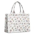thumbnail image 1 of Large Capacity Tote Bag,Fairy Princess Castle Pattern Handbag Fashion Luxury Tote Bag,15.7"x13"x 5.1" Inches,Laptop Compatible, 1 of 6