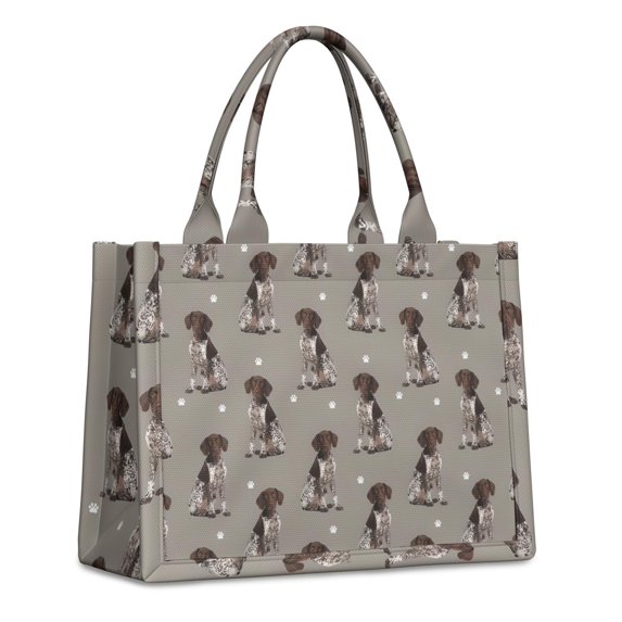 Large Capacity Tote Bag,German Shorthaired Pointer Handbag Fashion Luxury Tote Bag,15.7"x13"x 5.1" Inches,Laptop Compatible
