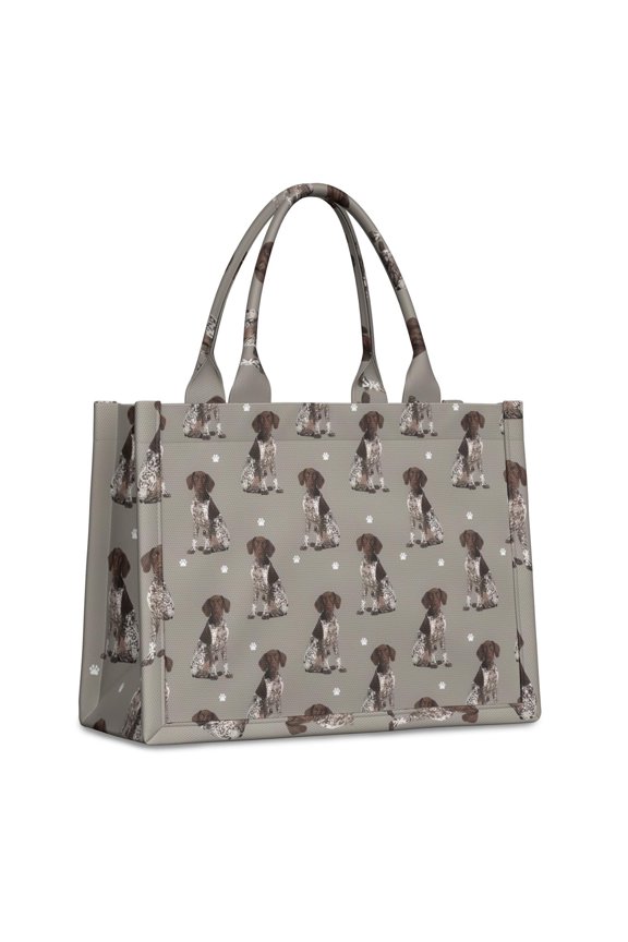 Large Capacity Tote Bag,German Shorthaired Pointer Handbag Fashion Luxury Tote Bag,15.7"x13"x 5.1" Inches,Laptop Compatible
