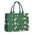 thumbnail image 1 of Large Capacity Tote Bag,Green Christmas Pattern Handbag Fashion Luxury Tote Bag,15.7"x13"x 5.1" Inches,Laptop Compatible, 1 of 6
