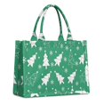 thumbnail image 1 of Large Capacity Tote Bag,Green Christmas Tree Pattern Handbag Fashion Luxury Tote Bag,15.7"x13"x 5.1" Inches,Laptop Compatible, 1 of 6