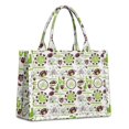 thumbnail image 1 of Large Capacity Tote Bag,Green Football Monogram Pattern Handbag Fashion Luxury Tote Bag,15.7"x13"x 5.1" Inches,Laptop Compatible, 1 of 6