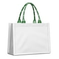 thumbnail image 1 of Large Capacity Tote Bag,Green White Checkerboard Checkered Pattern Handbag Fashion Luxury Tote Bag,15.7"x13"x 5.1" Inches,Laptop Compatible, 1 of 6