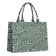 thumbnail image 1 of Large Capacity Tote Bag,Green and Dark Green Giraffe Pattern Handbag Fashion Luxury Tote Bag,15.7"x13"x 5.1" Inches,Laptop Compatible, 1 of 6