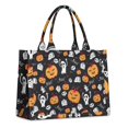 thumbnail image 1 of Large Capacity Tote Bag,Halloween Ghost Pumpkin Medley Pattern Handbag Fashion Luxury Tote Bag,15.7"x13"x 5.1" Inches,Laptop Compatible, 1 of 6