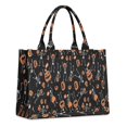 thumbnail image 1 of Large Capacity Tote Bag,Halloween Skeletons and Pumpkins Handbag Fashion Luxury Tote Bag,15.7"x13"x 5.1" Inches,Laptop Compatible, 1 of 6