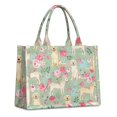 thumbnail image 1 of Large Capacity Tote Bag,Labrador Dog and Flower Floral Handbag Fashion Luxury Tote Bag,15.7"x13"x 5.1" Inches,Laptop Compatible, 1 of 6