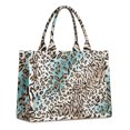 thumbnail image 1 of Large Capacity Tote Bag,Leopard and Tiger Pattern Handbag Fashion Luxury Tote Bag,15.7"x13"x 5.1" Inches,Laptop Compatible, 1 of 6