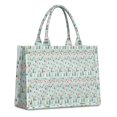 thumbnail image 1 of Large Capacity Tote Bag,Light Blue Christmas Tree Pattern Handbag Fashion Luxury Tote Bag,15.7"x13"x 5.1" Inches,Laptop Compatible, 1 of 6