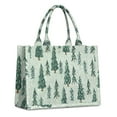 thumbnail image 1 of Large Capacity Tote Bag,Light Green Christmas Tree Pattern Handbag Fashion Luxury Tote Bag,15.7"x13"x 5.1" Inches,Laptop Compatible, 1 of 6