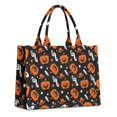 thumbnail image 1 of Large Capacity Tote Bag,Musical Halloween Icons Pattern Handbag Fashion Luxury Tote Bag,15.7"x13"x 5.1" Inches,Laptop Compatible, 1 of 6