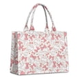 thumbnail image 1 of Large Capacity Tote Bag,Pink Baseballs with Bows Pattern Handbag Fashion Luxury Tote Bag,15.7"x13"x 5.1" Inches,Laptop Compatible, 1 of 6