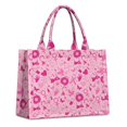thumbnail image 1 of Large Capacity Tote Bag,Pink Breast Cancer Handbag Fashion Luxury Tote Bag,15.7"x13"x 5.1" Inches,Laptop Compatible, 1 of 6