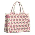 thumbnail image 1 of Large Capacity Tote Bag,Pink Breast Cancer and Pioneer Flower Handbag Fashion Luxury Tote Bag,15.7"x13"x 5.1" Inches,Laptop Compatible, 1 of 6