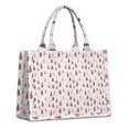 thumbnail image 1 of Large Capacity Tote Bag,Pink Christmas Tree Pattern Handbag Fashion Luxury Tote Bag,15.7"x13"x 5.1" Inches,Laptop Compatible, 1 of 6