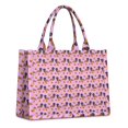 thumbnail image 1 of Large Capacity Tote Bag,Pink Dachshund Chips Handbag Fashion Luxury Tote Bag,15.7"x13"x 5.1" Inches,Laptop Compatible, 1 of 6