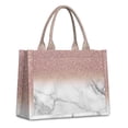 thumbnail image 1 of Large Capacity Tote Bag,Pink Glitter White Marble Pattern Handbag Fashion Luxury Tote Bag,15.7"x13"x 5.1" Inches,Laptop Compatible, 1 of 6