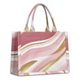 thumbnail image 1 of Large Capacity Tote Bag,Pink Gold Marble Pattern Handbag Fashion Luxury Tote Bag,15.7"x13"x 5.1" Inches,Laptop Compatible, 1 of 6