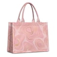 thumbnail image 1 of Large Capacity Tote Bag,Pink Gold Marble Pattern Handbag Fashion Luxury Tote Bag,15.7"x13"x 5.1" Inches,Laptop Compatible, 1 of 6