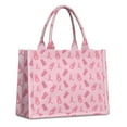 thumbnail image 1 of Large Capacity Tote Bag,Pink Ribbon Pattern Handbag Fashion Luxury Tote Bag,15.7"x13"x 5.1" Inches,Laptop Compatible, 1 of 6