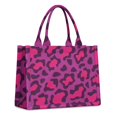 thumbnail image 1 of Large Capacity Tote Bag,Pink and Black Of Leopard Print Handbag Fashion Luxury Tote Bag,15.7"x13"x 5.1" Inches,Laptop Compatible, 1 of 6