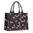 thumbnail image 1 of Large Capacity Tote Bag,Pioneer Flower Floral Print Pattern Handbag Fashion Luxury Tote Bag,15.7"x13"x 5.1" Inches,Laptop Compatible, 1 of 6