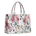thumbnail image 1 of Large Capacity Tote Bag,Pioneer Flower Floral Print Pattern Handbag Fashion Luxury Tote Bag,15.7"x13"x 5.1" Inches,Laptop Compatible, 1 of 6