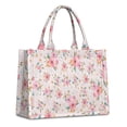 thumbnail image 1 of Large Capacity Tote Bag,Pioneer Flower Floral Print Pattern Handbag Fashion Luxury Tote Bag,15.7"x13"x 5.1" Inches,Laptop Compatible, 1 of 6