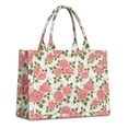 thumbnail image 1 of Large Capacity Tote Bag,Pioneer Flower Floral Print Pattern Handbag Fashion Luxury Tote Bag,15.7"x13"x 5.1" Inches,Laptop Compatible, 1 of 6