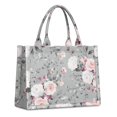 thumbnail image 1 of Large Capacity Tote Bag,Pioneer Flower Floral Print Pattern Handbag Fashion Luxury Tote Bag,15.7"x13"x 5.1" Inches,Laptop Compatible, 1 of 6