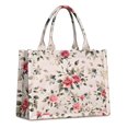 thumbnail image 1 of Large Capacity Tote Bag,Pioneer Flower Floral Print Pattern Handbag Fashion Luxury Tote Bag,15.7"x13"x 5.1" Inches,Laptop Compatible, 1 of 6